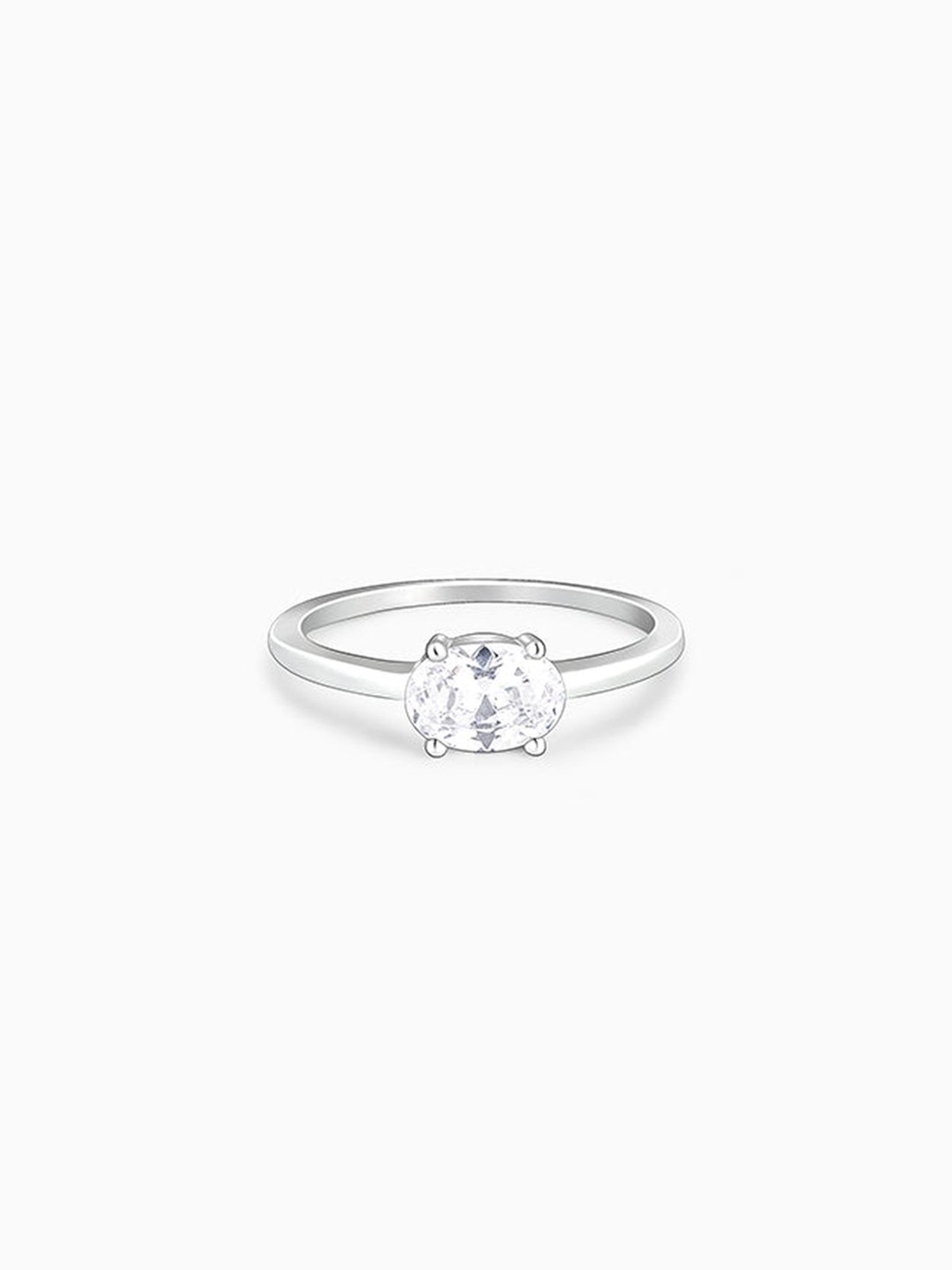 GIVA 925 Silver Ethereal Solitaire Ring for Women & Girls