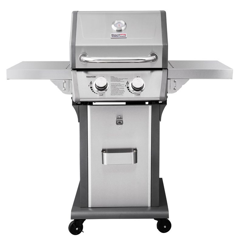 Royal Gourmet - 2 Burner Liquid Propane Gas Grill with Side Shelves - GG2006