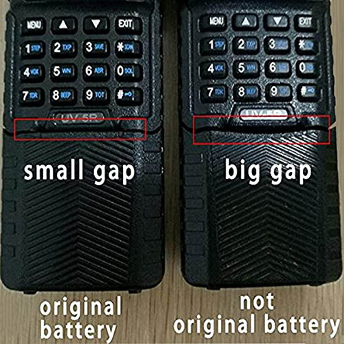 Baofeng BL-5 3800mAh Extended Battery for Baofeng Walkie Talkie UV-5R BF-8HP UV-5RX3 RD-5R UV-5RTP UV-5R MK2 MK3X MK5 Plus UV-5RE Series Two Way Radio (1Pack 3800mAh Battery+ Car Charger)