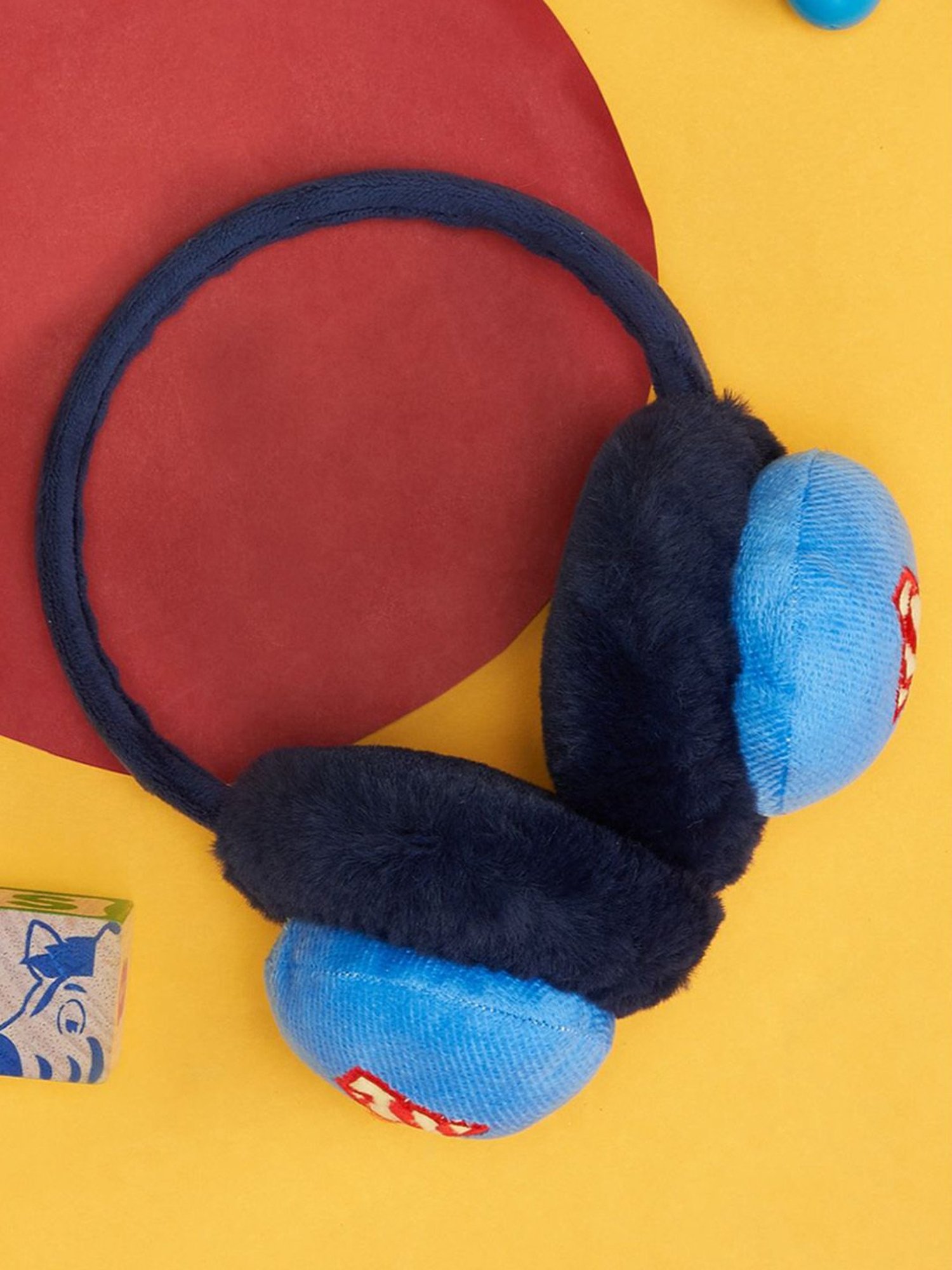 Pantaloons Junior Blue Superman Printed Earmuffs