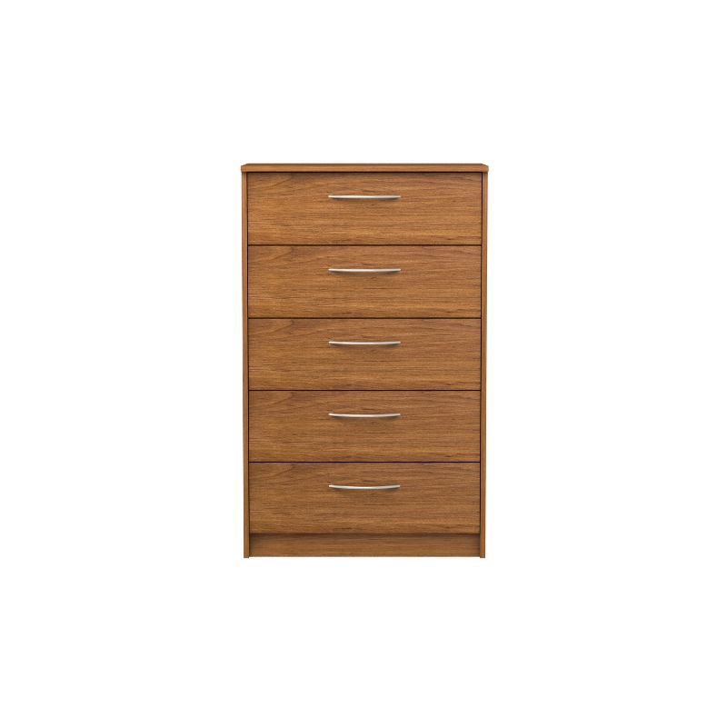 Addison 5 Drawer Chest Bank Alder Brown - loft607