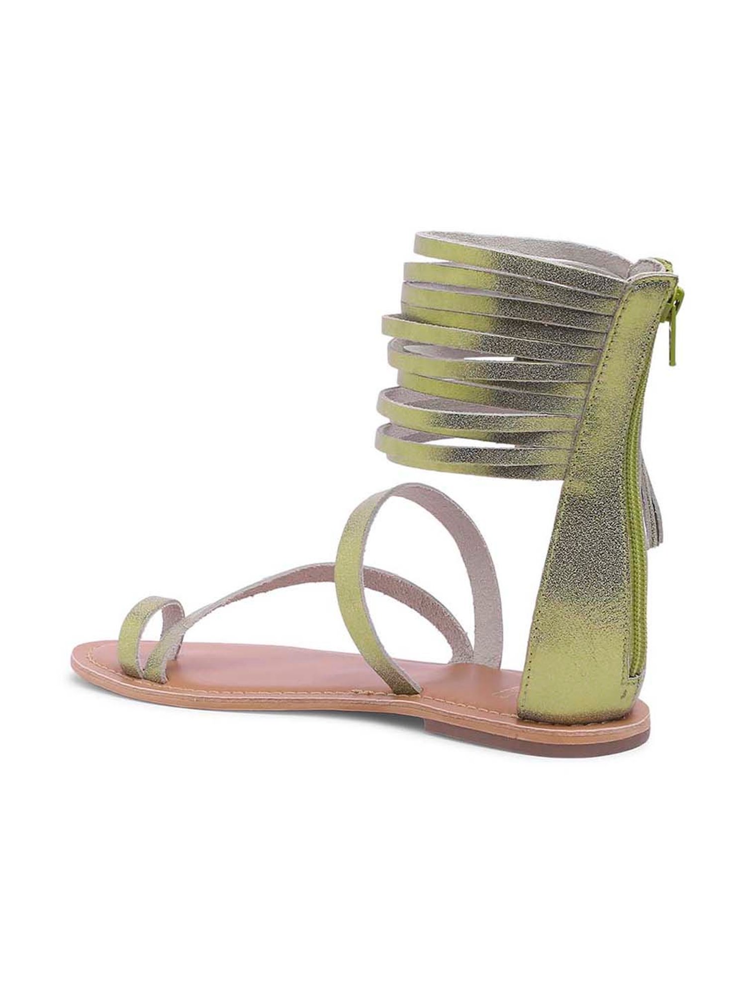 Tao Paris Women's IVY NEW Light Green Gladiator Sandals