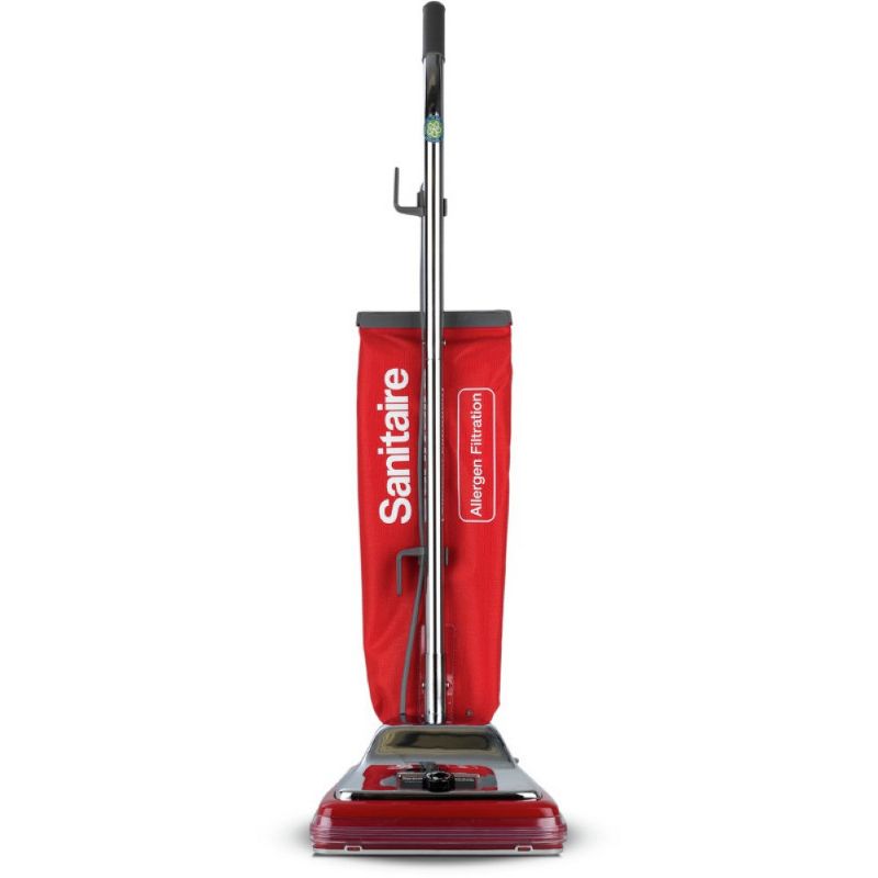 Sanitaire SC888N TRADITION 7 Amp 840-Watt Bagged Upright Vacuum - Chrome/Red