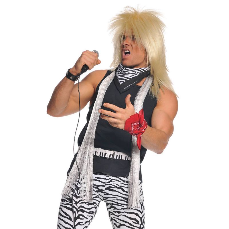 Adult 80's Rocker Halloween Costume XXL