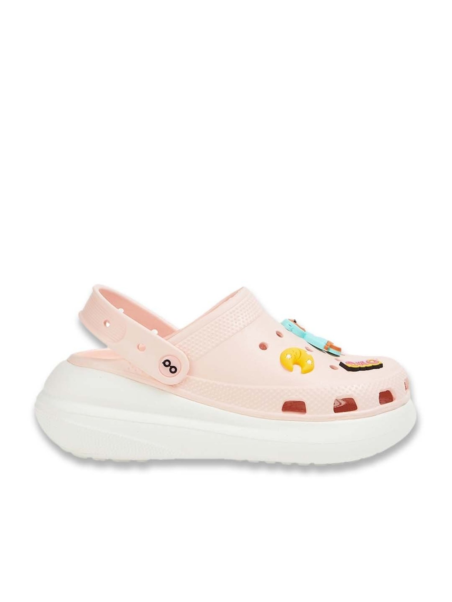 Ginger by Lifestyle Women's Pink Back Strap Clogs