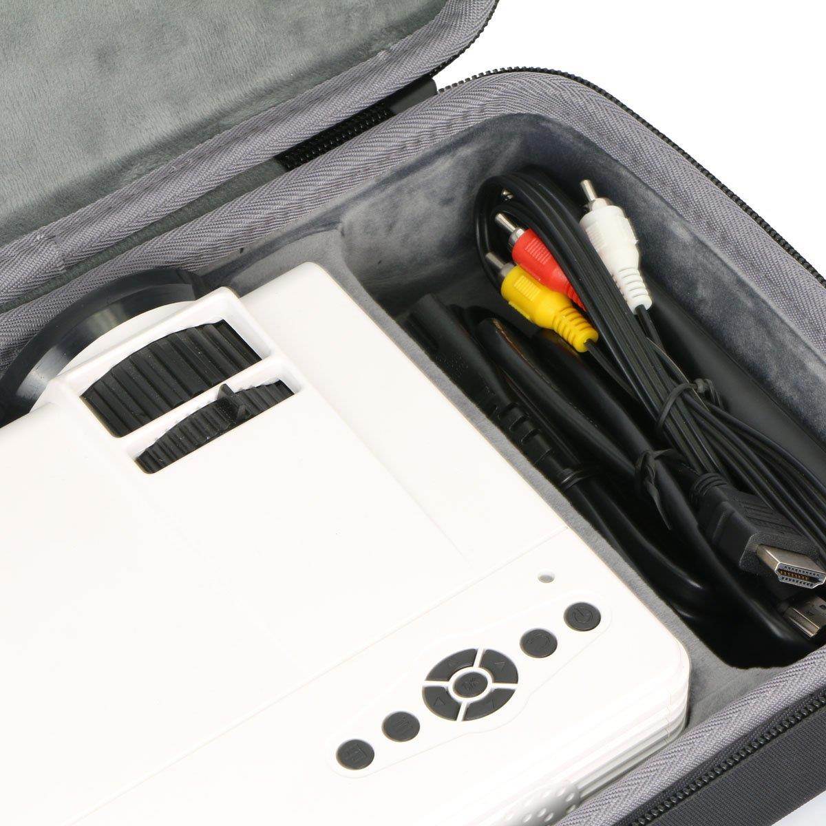 Hard Travel Case for Ragu Z400 Mini Projector Multimedia Home Theater Video Projector by co2CREA