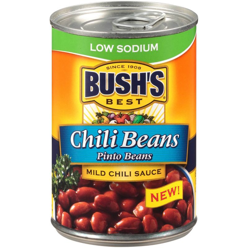 Bush's Best Low Sodium Pinto Chili Beans - 15oz