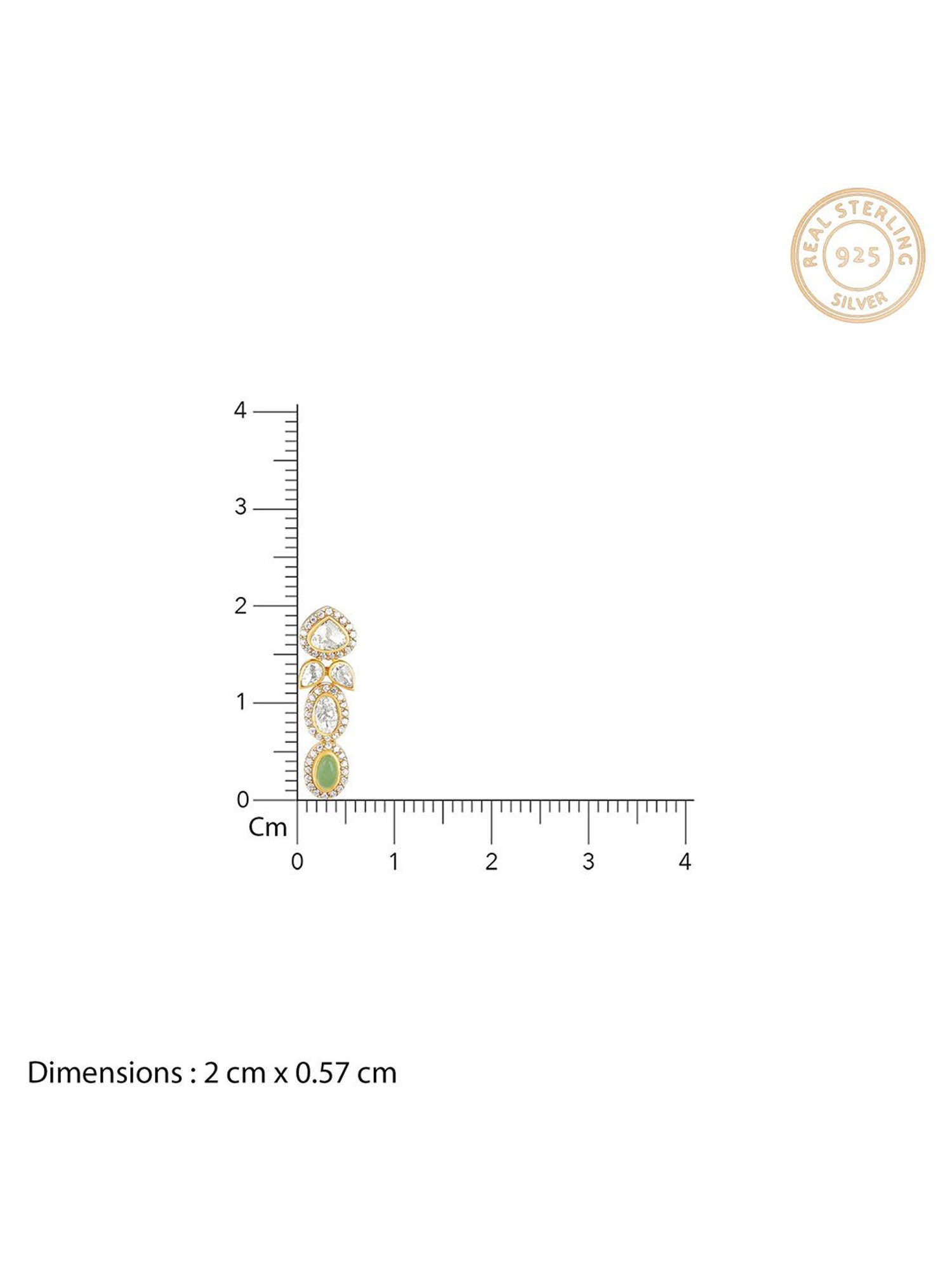 GIVA 92.5 Sterling Silver Party Drop Earrings for Women