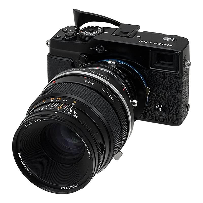 Pro Lens Mount Shift Adapter Bronica GS-1 (PG) Mount Lenses to Fujifilm X-Series Mirrorless Camera Adapter - fits X-Mount Camera Bodies Such as X-Pro1, X-E1, X-M1, X-A1, X-E2, X-T1
