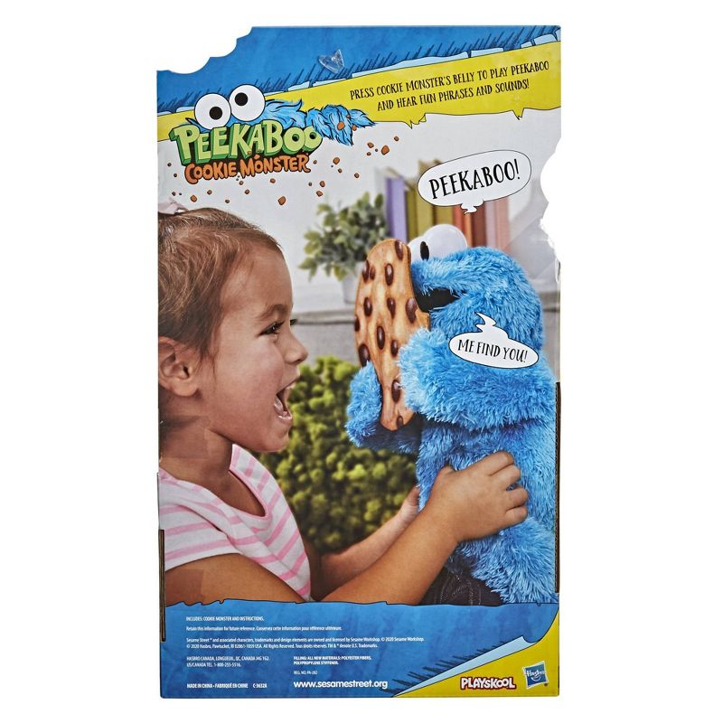 Sesame Street Peekaboo Cookie Monster Figure