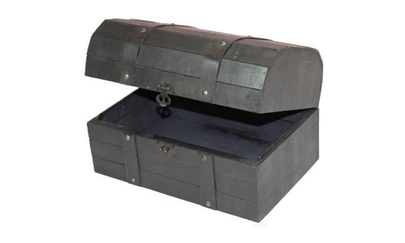 Quickway Imports Old Style Barn Wood Trunk