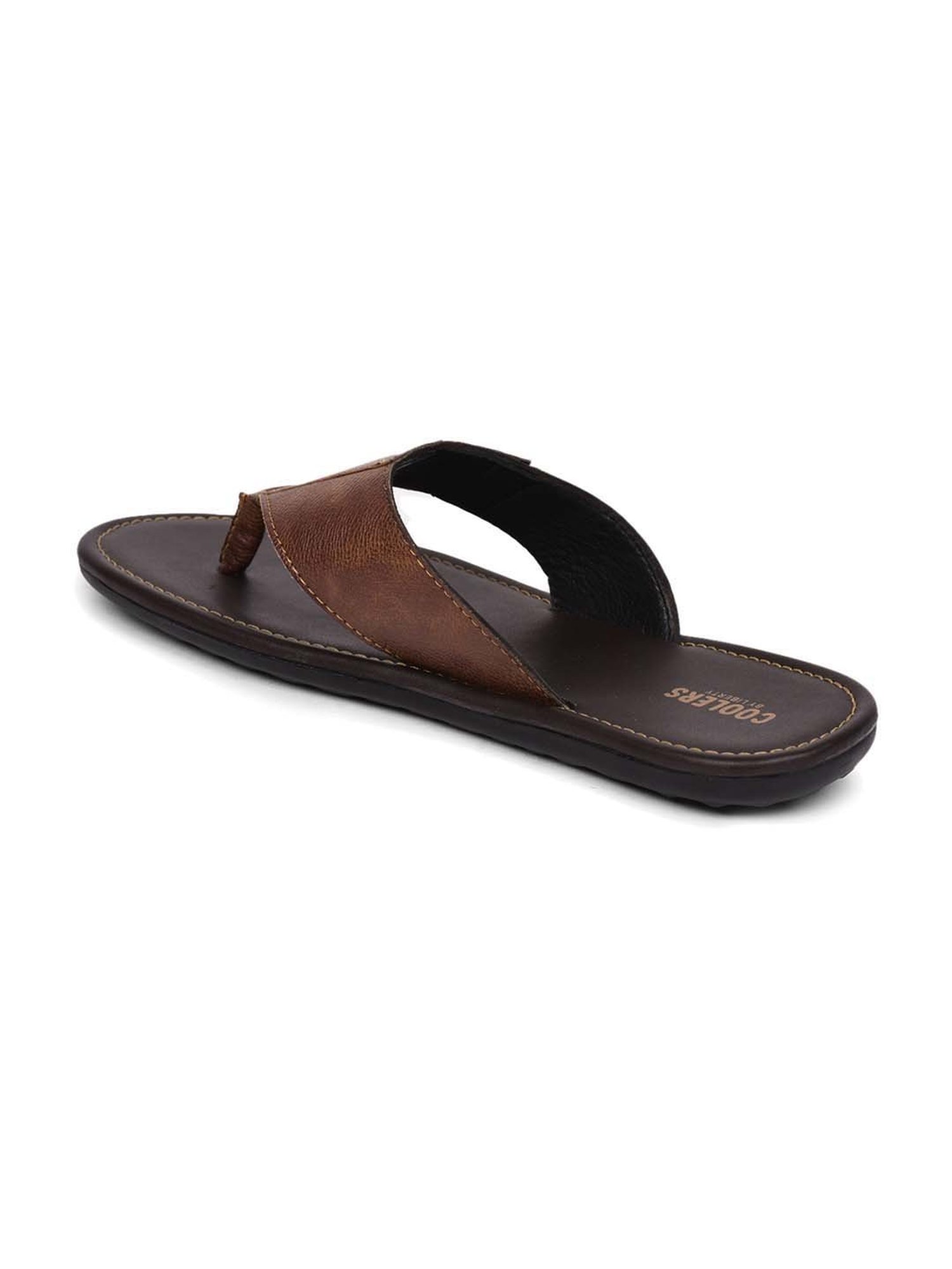 Coolers by Liberty Men's Tan Thong Sandals