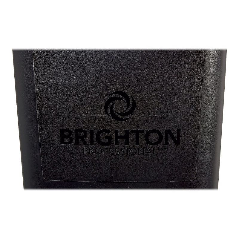 Brighton Indoor Trash Can Without Lid Black Plastic 23 Gal. (BPR50718) 2625781