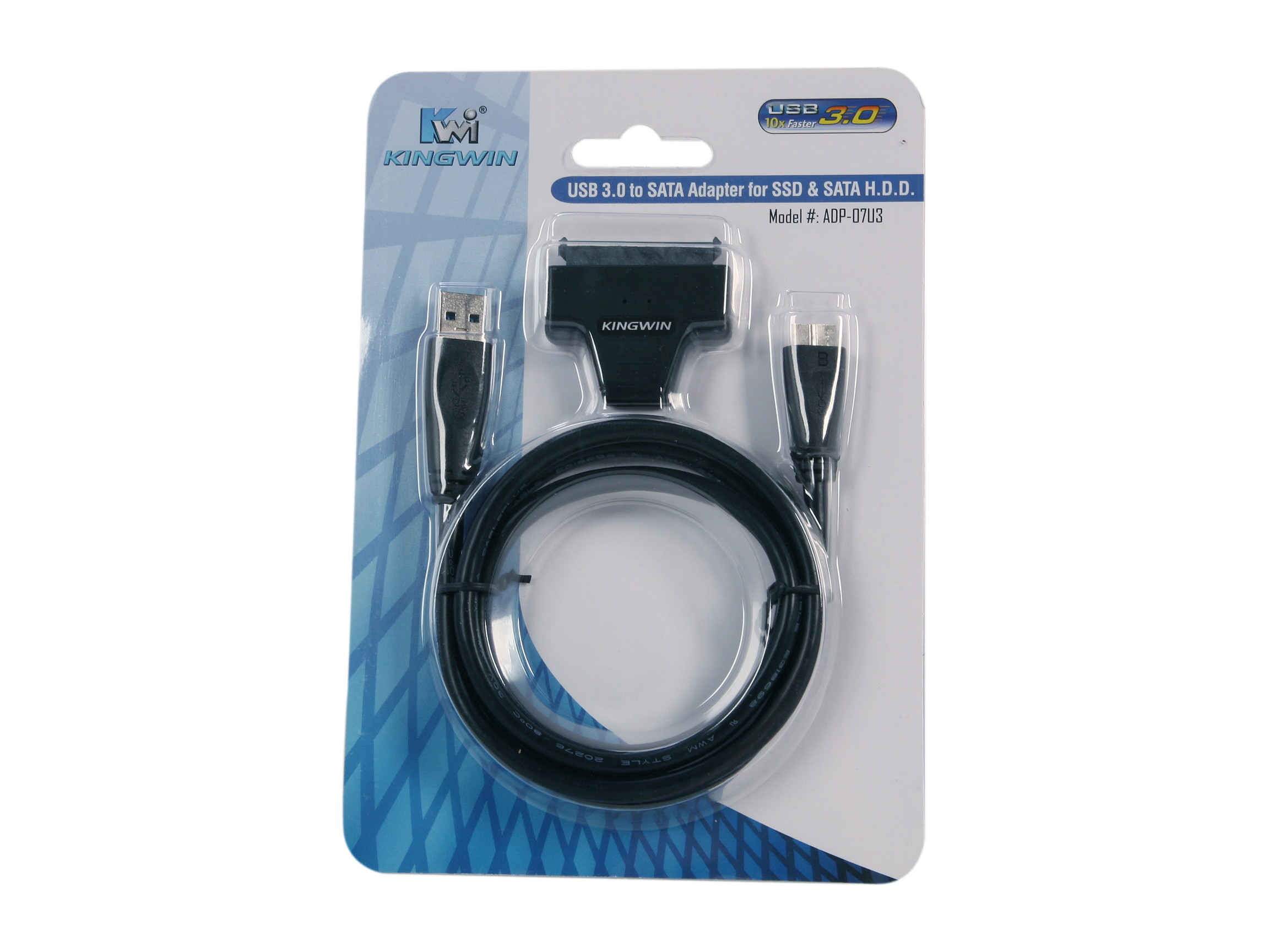 KINGWIN ADP-07U3 USB 3.0 to SSD & SATA Adapter