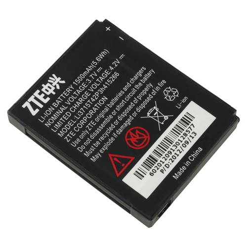ZTE N760 / Avail Z990 / N990 Standard Battery [OEM] Li3715T42P3h415266 (A)