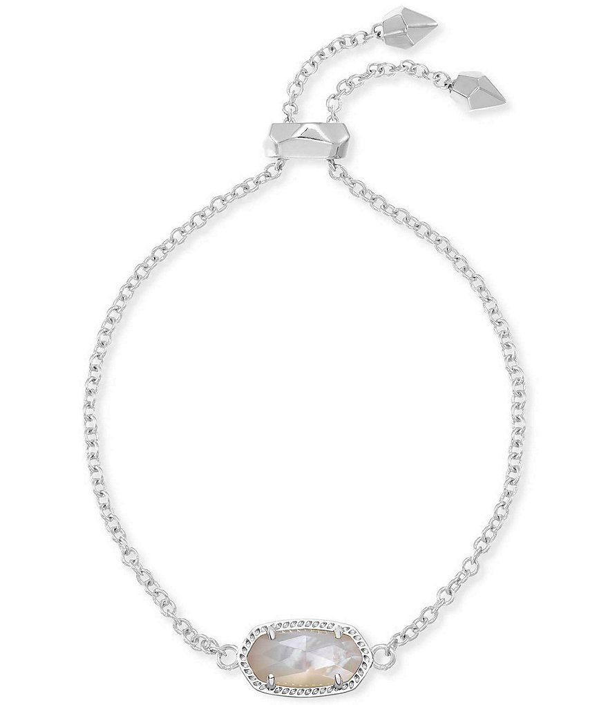 Kendra Scott Elaina Silver Adjustable Chain Bracelet