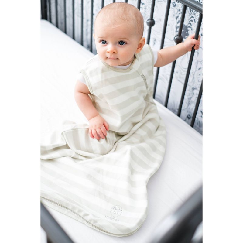 Woolino Organic Cotton Swaddle Wrap - 18-36 Months Silver