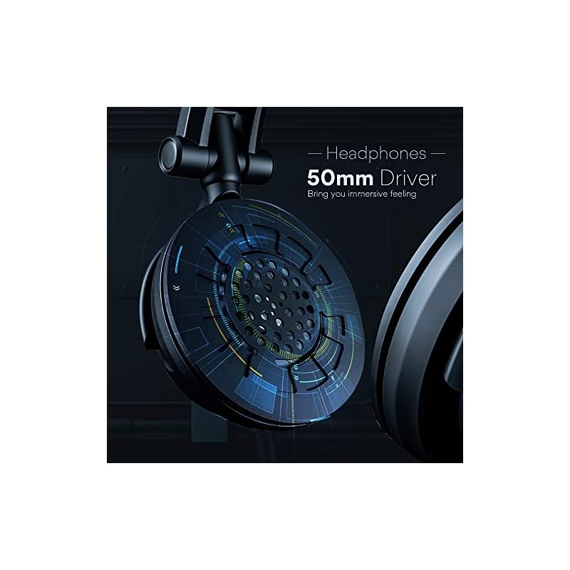 USB Microphone with Studio Headphone Set 192kHz24 bit  AUA04H Vocal Condenser Cardioid Podcast Mic Compatible with Mac and Windows YouTube Gaming Livestreaming Voice Over