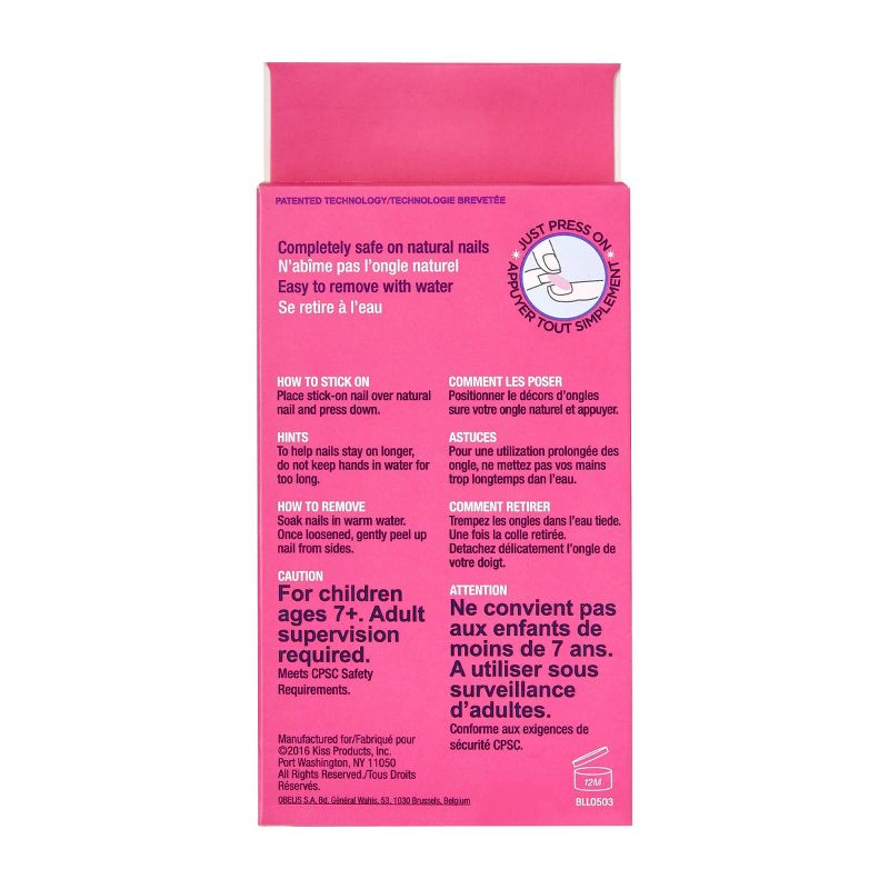 Broadway Nails Little Diva Sticker Nails - Premiere