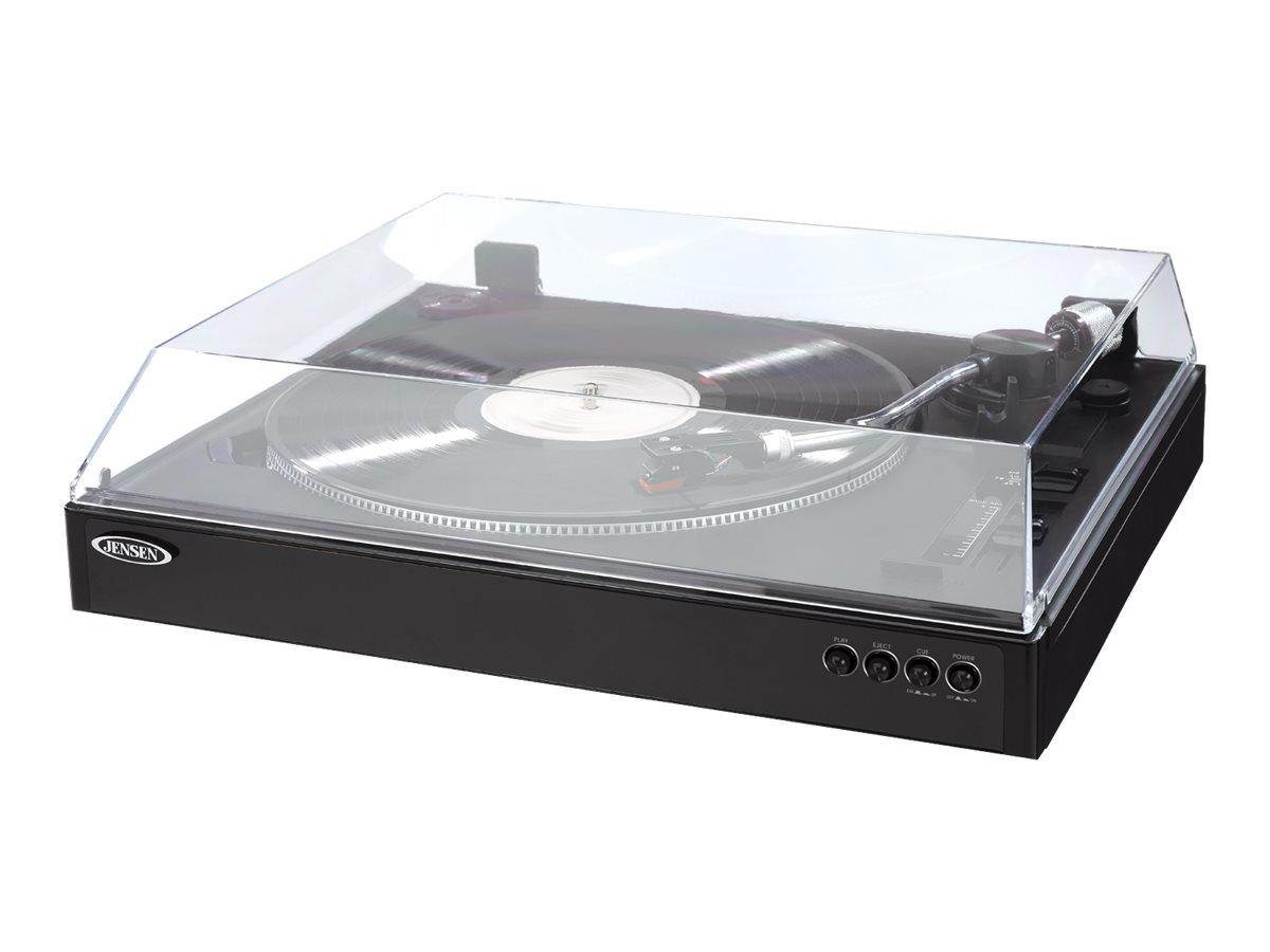 JENSEN JTA-470 Professional 3-Speed Stereo Turntable with Speed Adjustment
