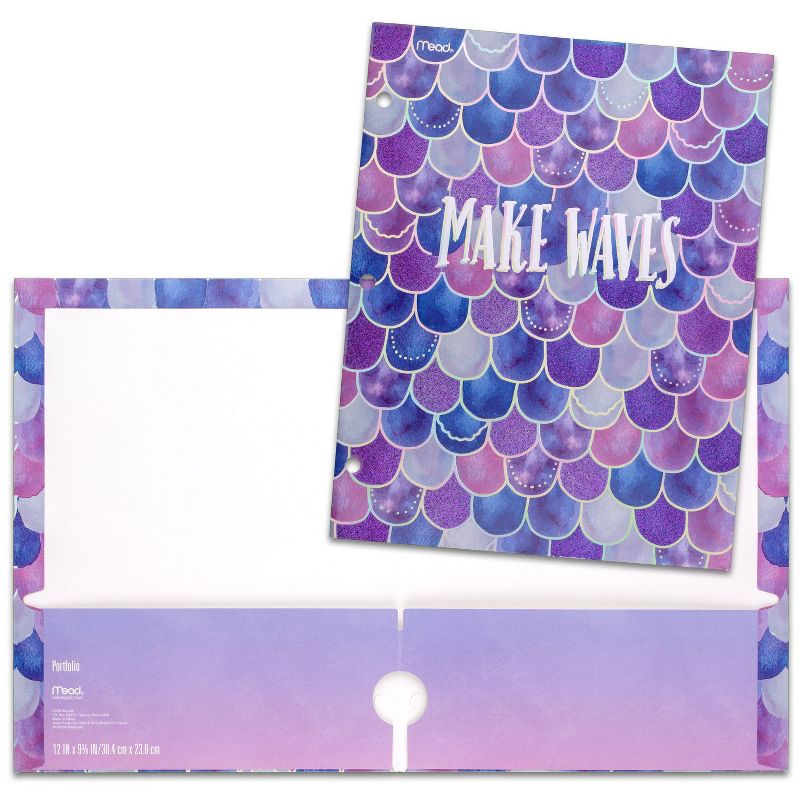 Mead Make Waves Scales 2 Pocket Paper Folder