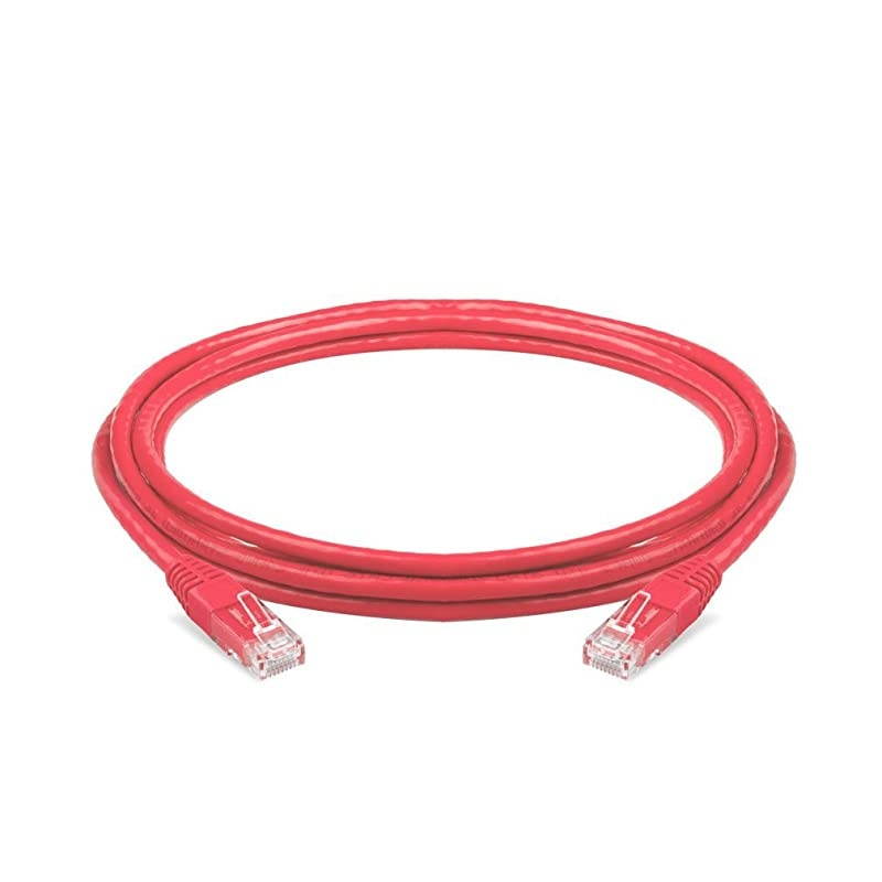 CAT6 Snagless Ethernet Patch Cable 3Meter 10feet Red CAT6 LAN Cable for Internet Connection PC Laptops Servers Printers Routers Switch Boxes POE Device Xbox PS4 PS3 PSP