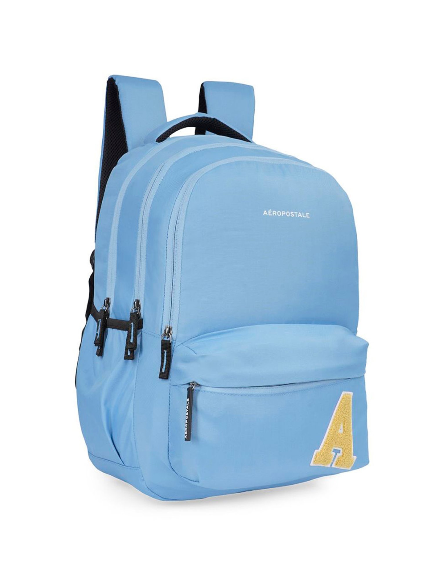 Aeropostale Marlin Light Blue Polyester Printed Laptop Backpack - 23 Ltrs
