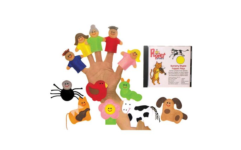 Get Ready Kids Nursery Rhyme Finger Puppet Set