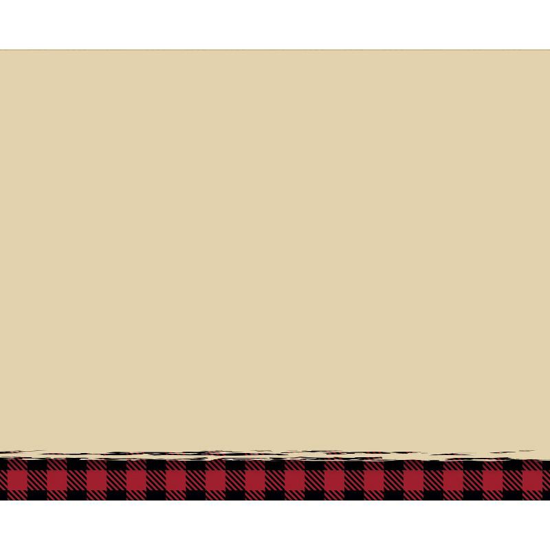 40ct Buffalo Plaid Reindeer Envelope