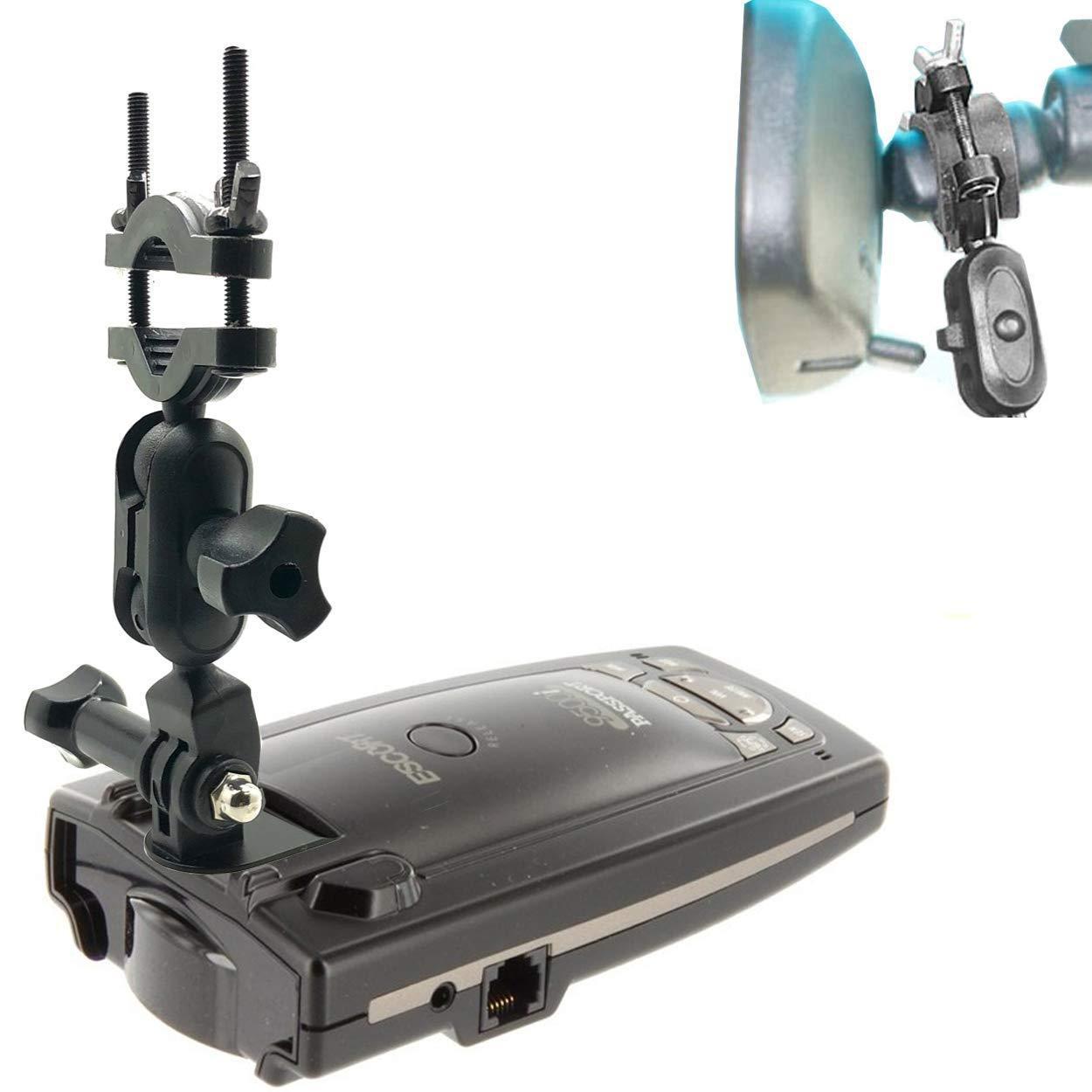 AccessoryBasics Car Rearview Mirror Radar Detector Mount for Escort Passport 9500ix 9500i Passport 8500 7500 X50 x70 x80 Solo S2 S3 S4 SC 55 s75 s75g Beltronics RX65 Red Vector 995 955 Radar