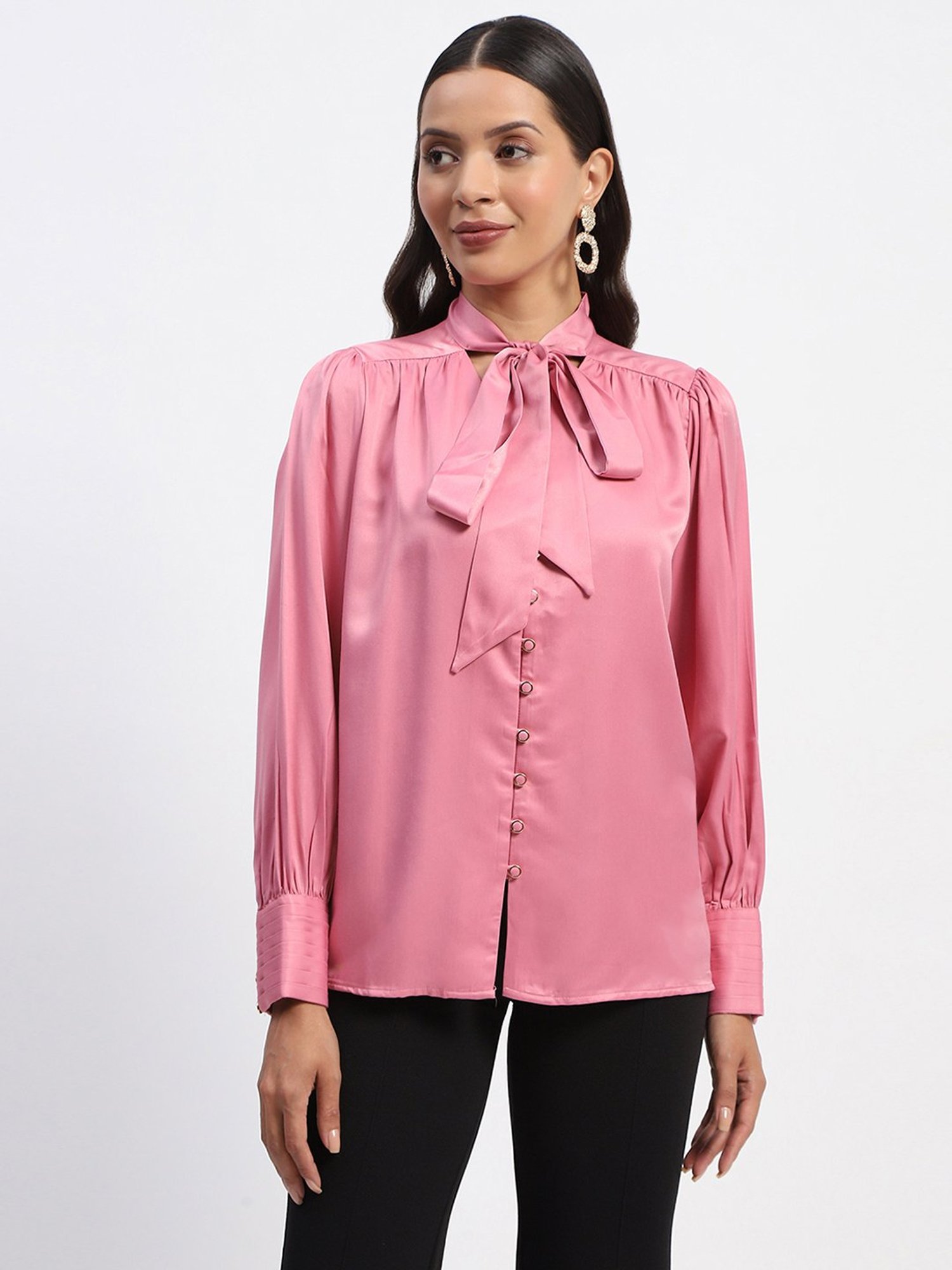 MADAME Pink Relaxed Fit Top