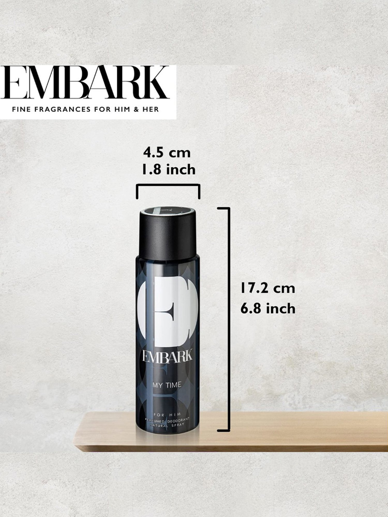 EMBARK My Time Perfumed Deodorant for Him - 150 ml