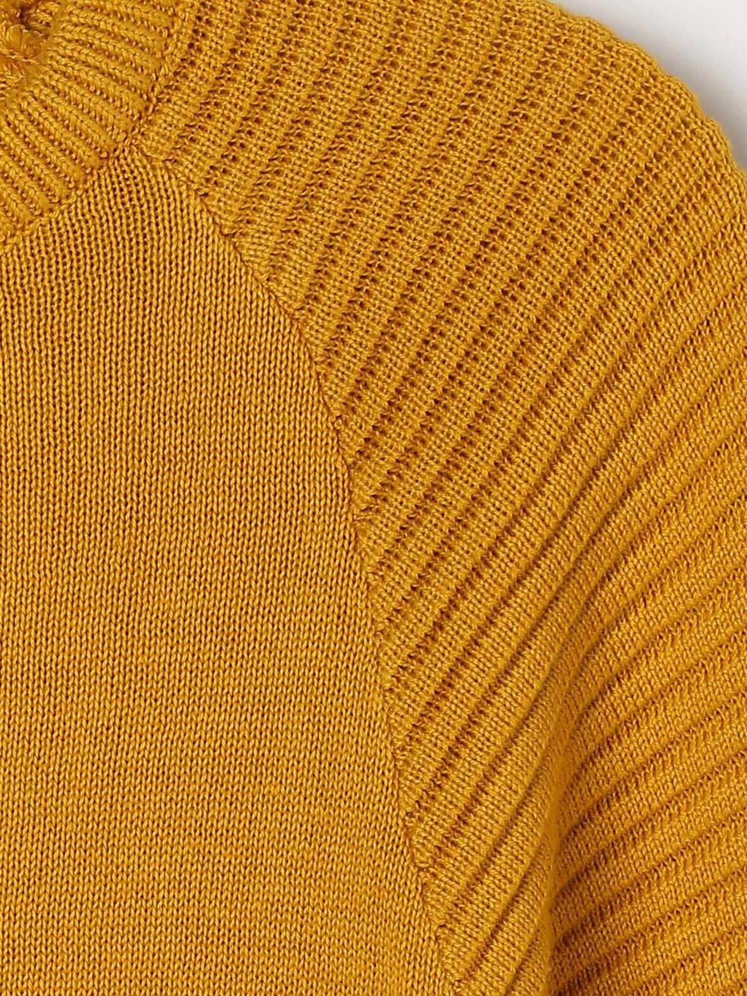 Fame Forever by Lifestyle Kids Yellow Cotton Regular Fit Full Sleeves Sweater