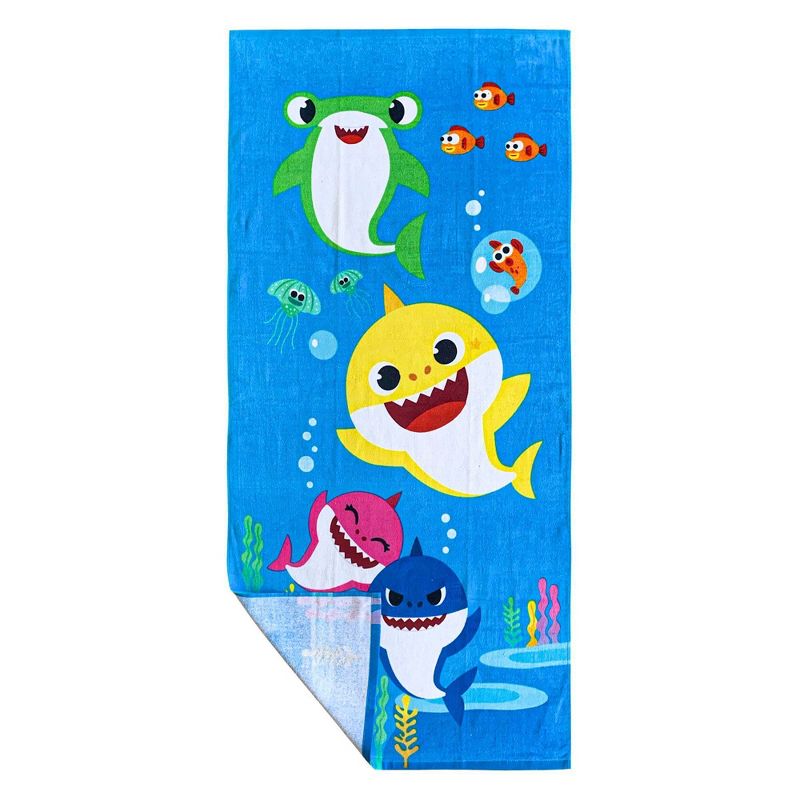 Pinkfong Baby Shark Feed Me Beach Towel
