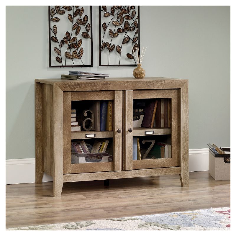 Dakota Pass TV Stand for TVs up to Craftsman Oak - Sauder