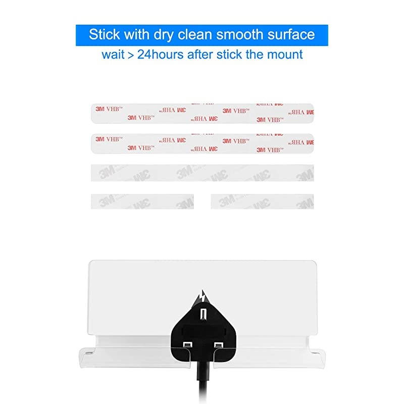 Adhesive Wall Phone Tablet Holder Mount Stand for Tablet Smartphones eReader Wall Holder Mount Silky White amp Transparent