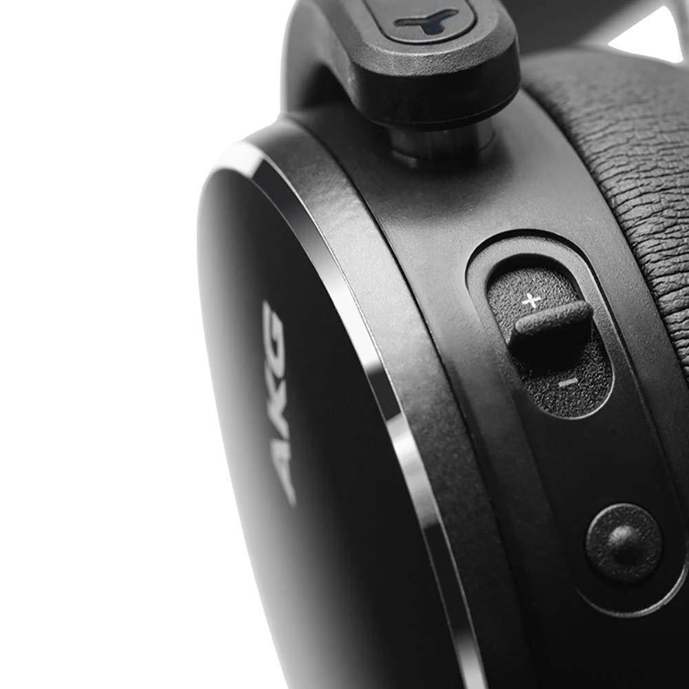 AKG Y500 On-Ear Foldable Wireless Bluetooth Headphones - Black (US Version) (Renewed)