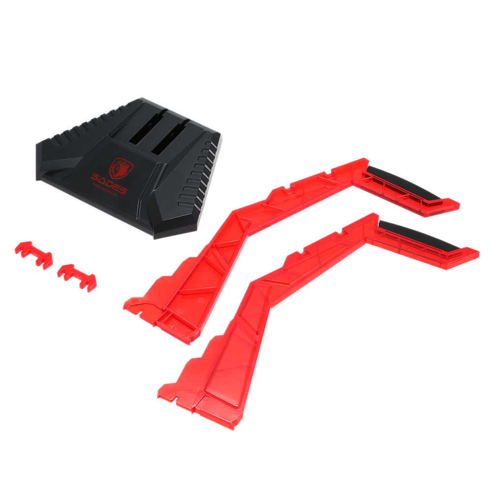 SADES Gaming Headphone Stand Earphone Holder Professional display rack Headset Hanger Bracket Blue for Sony AKG Sennheiser Logitech Kotion Each other headsets