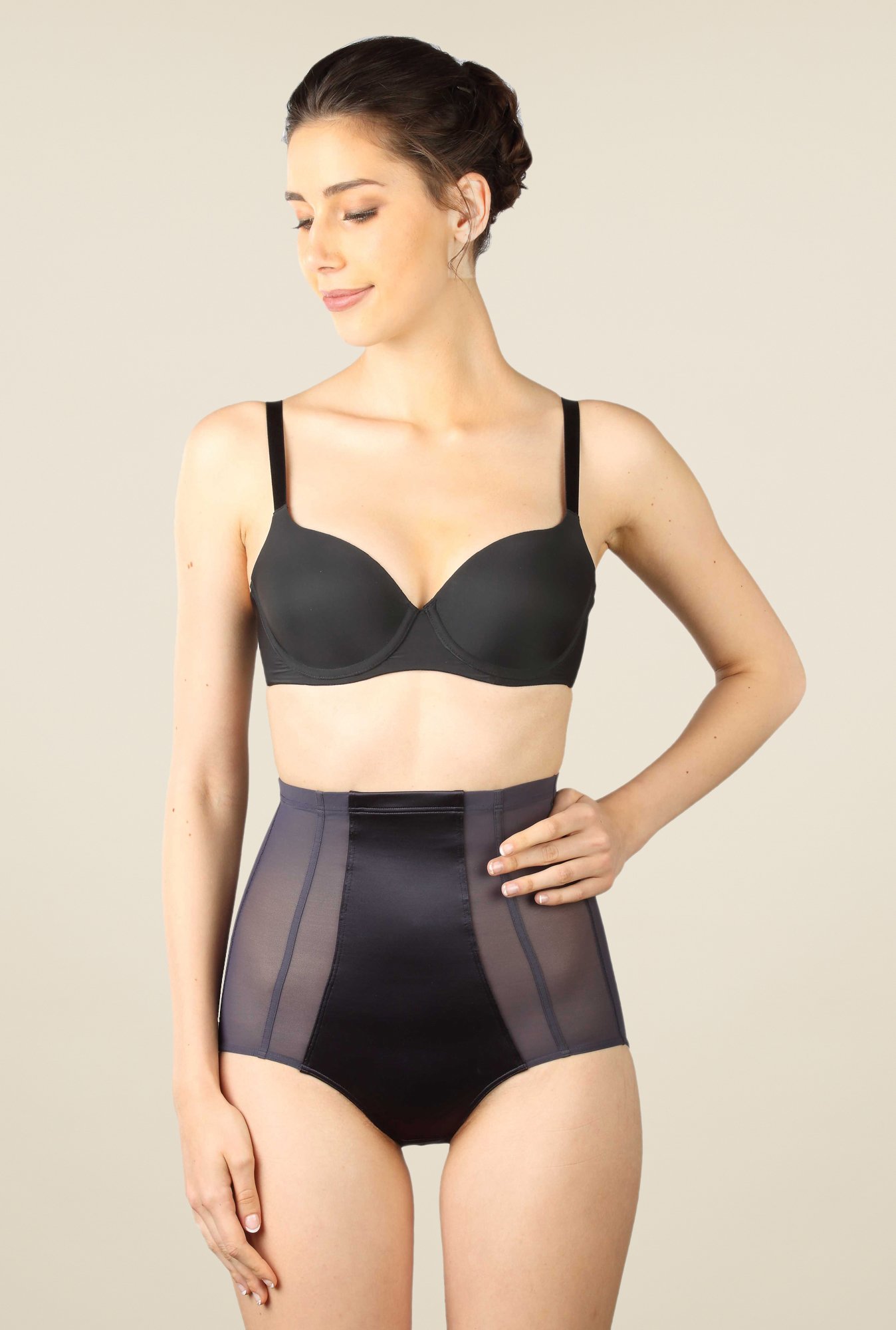 Triumph Black Solid Shapewear