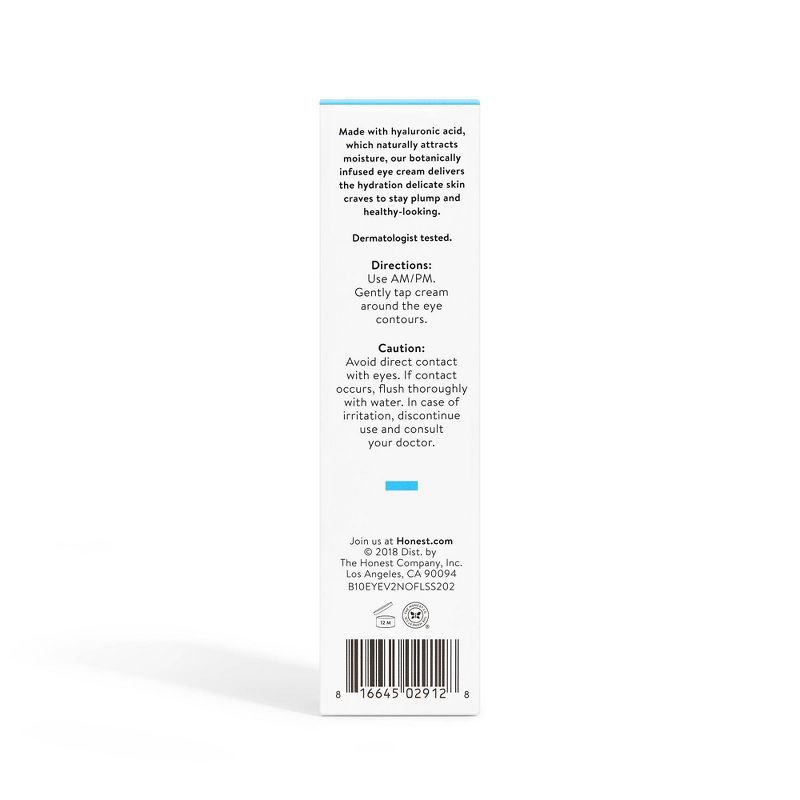 Honest Beauty Deep Hydration Eye Cream with Hyaluronic Acid - 0.5 fl oz