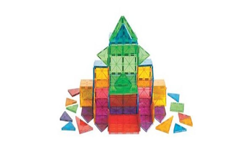 Magna-Tiles 100-Piece Clear Colors Set