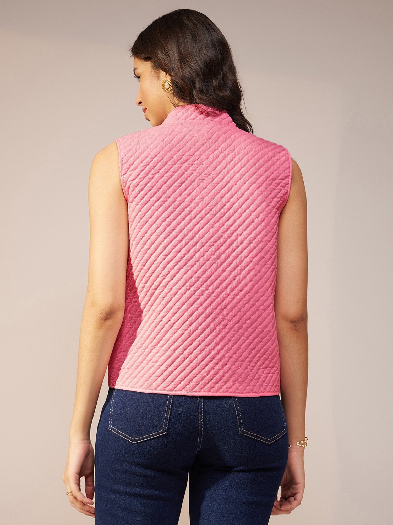 Pink Fort Pink Quilted Jacket