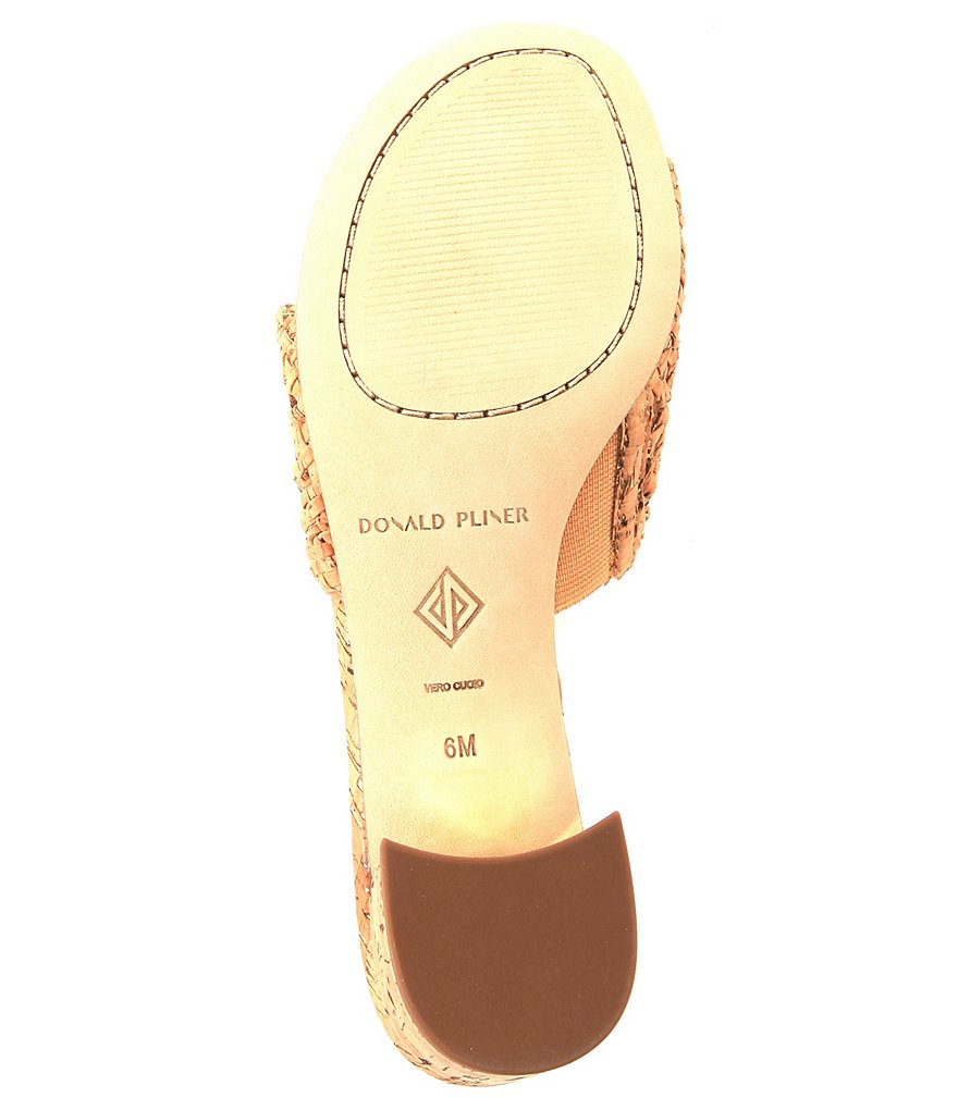 Donald Pliner Melros Woven Cork Dress Mules