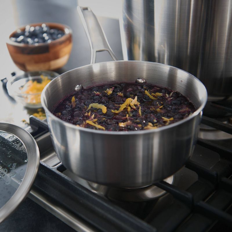 Calphalon Premier 1.5qt Stainless Steel Sauce Pan with Cover