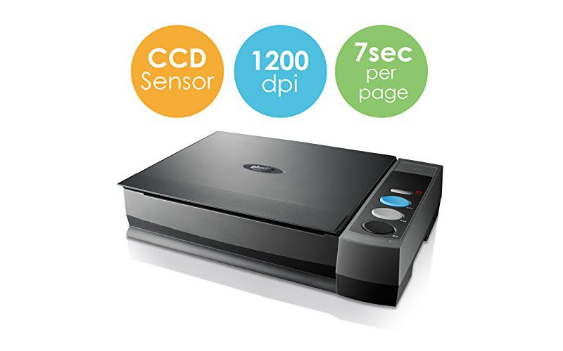 Plustek OpticBook 3800L - Narrow Boundary Design Book Scanner, Perfect for Scanning Thick Originals for Mac and Windows