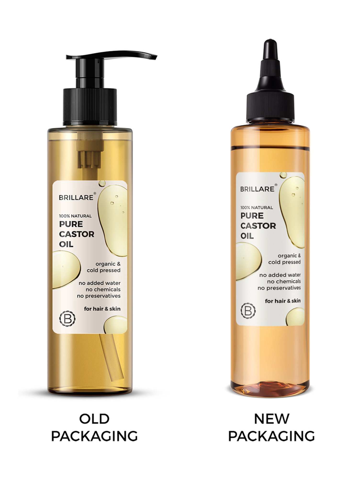 Brillare Pure Castor Oil - 200 ml