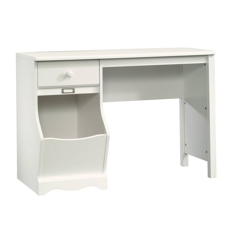 Pogo Desk with Easy Glide Drawer and Storage Bin - Soft White - Sauder