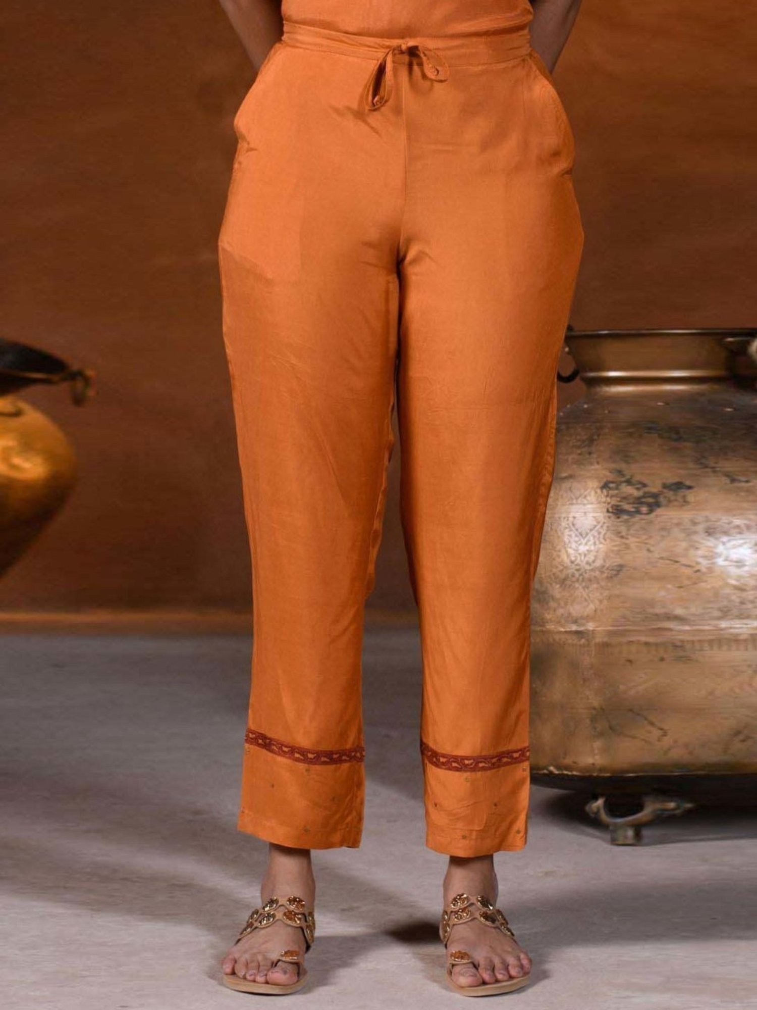 Prakriti Jaipur Orange Chaashini Sarika Pant
