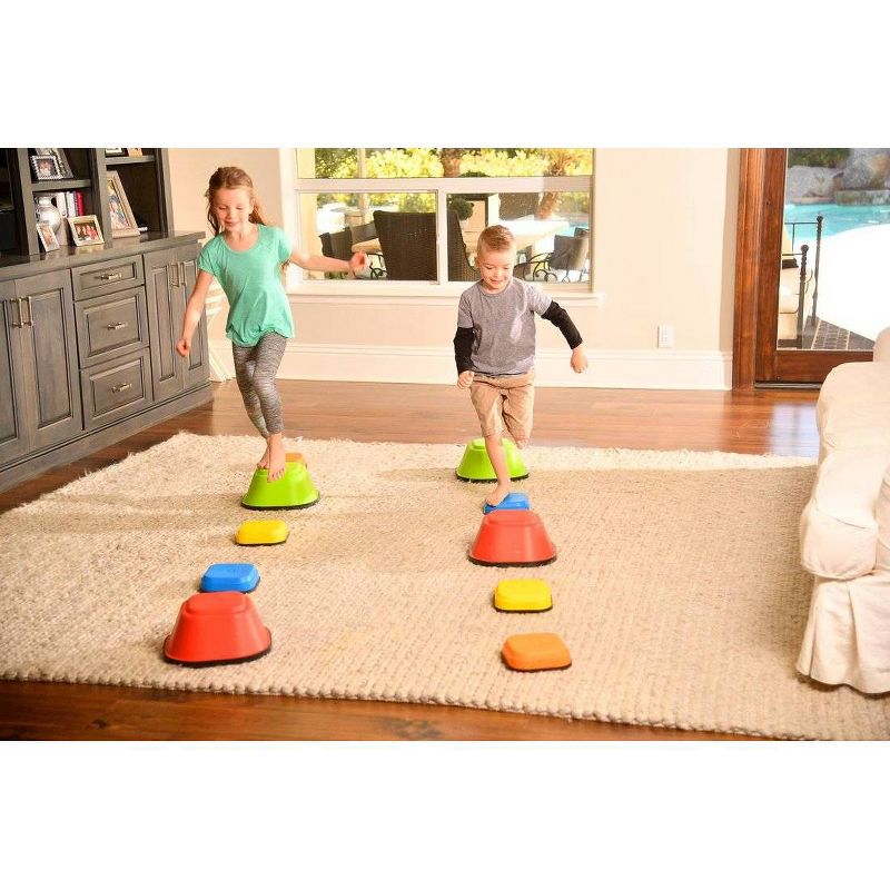 Playzone-Fit Set of 5 Balance Stepping Stones for Active Play