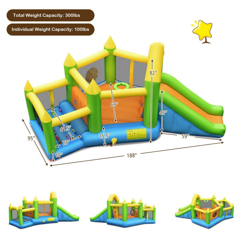 Blast Zone Misty Kingdom Ball Pit and Water Park